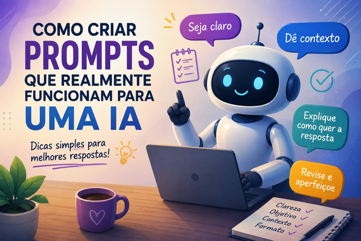Como criar prompts que realmente funcionam para uma IA